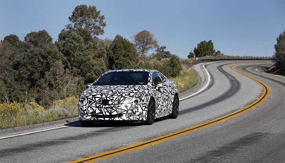 Cadillac ELR under testkörning. Produktionen startar hösten 2013 som 2014 års modell.