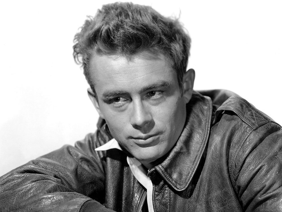 En klassisk idolbild på James Dean.
