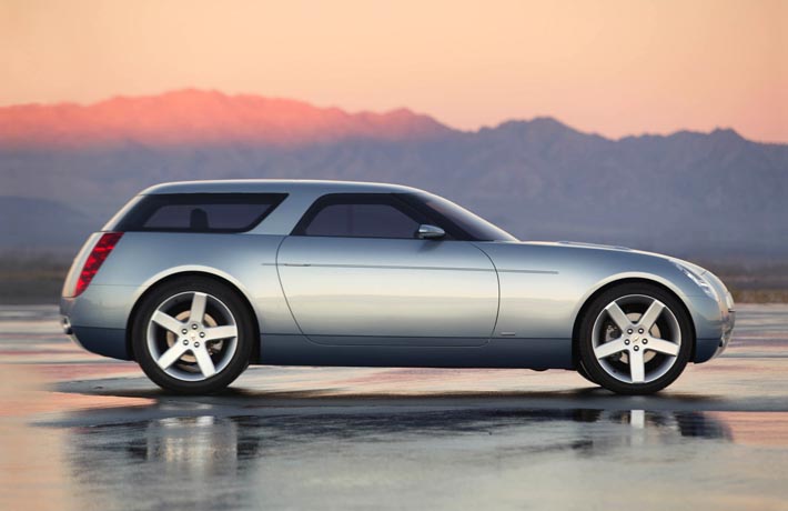 2004 Chevrolet Nomad byggdes på det då nya Kappa-chassit med motorn fram och drivning på bakhjulen.