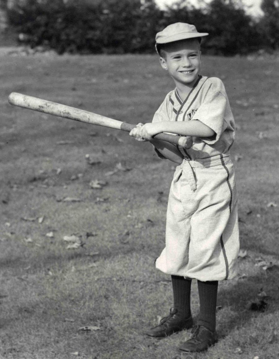 Mitt Romney som glad 6-åring 1953.