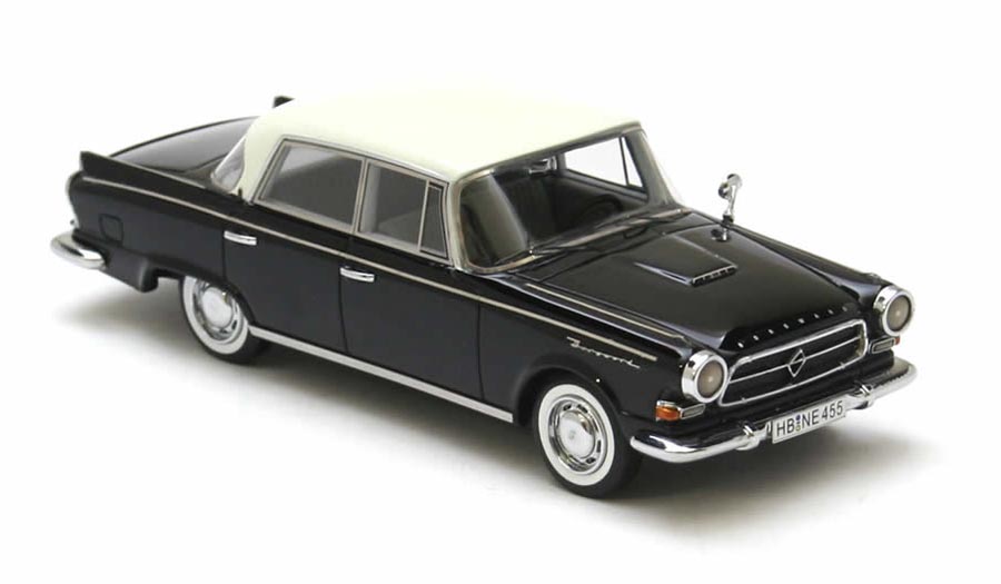 Visst påminner grillen om Borgward Isabella, men med en mer allvarstyngd design.
