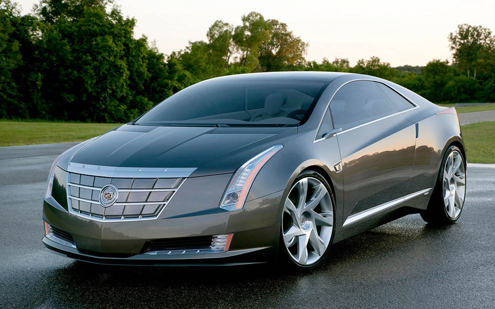 Egentligen en Cadillac Converj, men denna bild har GM själva släppt som den kommande ELR.