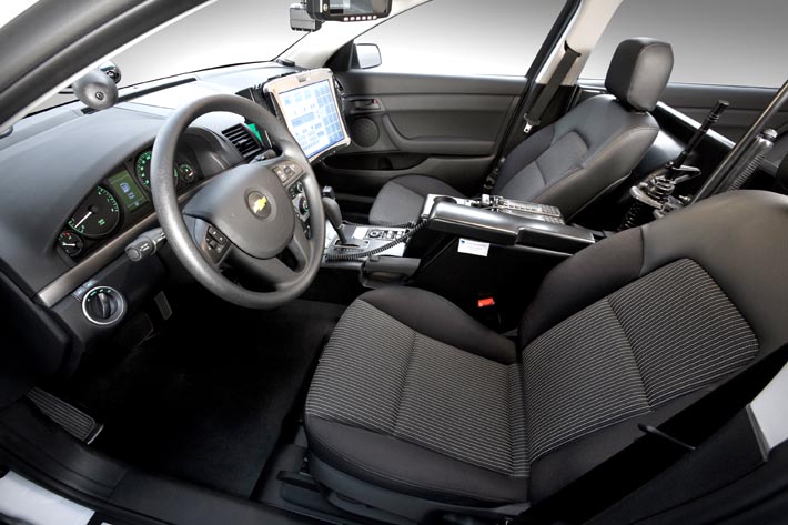General Motors Company lovar, att framstolarna i nya Chevrolet Caprice, kommer att vara världens bekvämaste arbetsplatser för poliser.