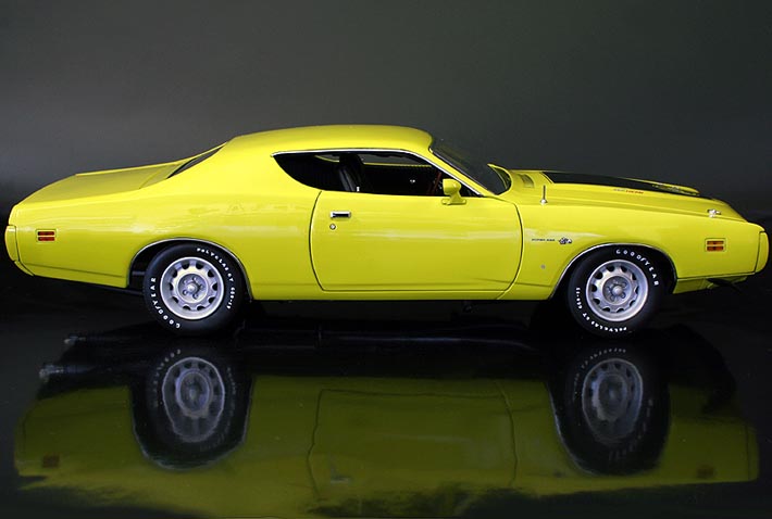 Även de långa, smäckra linjerna gjorde 1971 Dodge Charger Super Bee till en skönhet.
