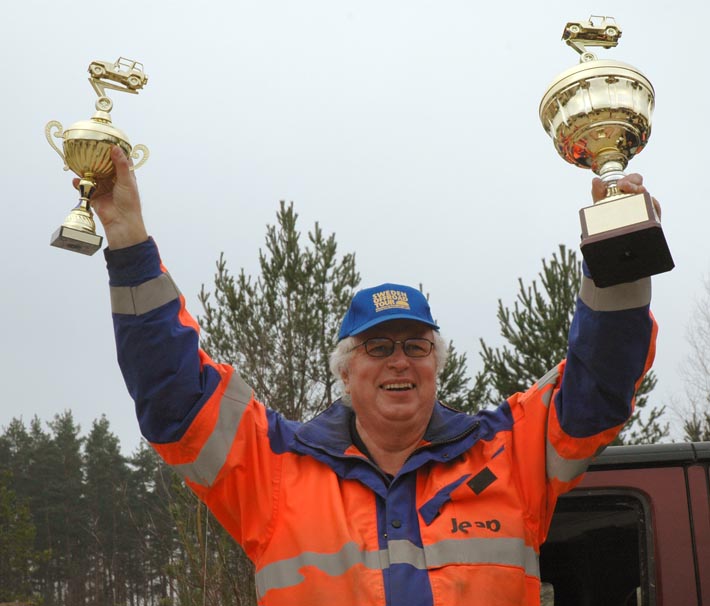 Segertecknet med båda armarna!
