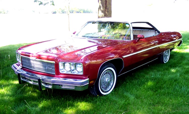 1975 Chevrolet Caprice Convertible! Sista årsmodellen av Chevrolet i öppen version.
