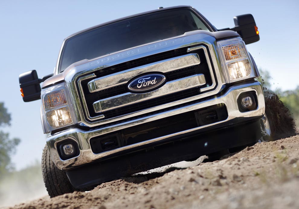 Fronten på Ford F-Series Super Duty.