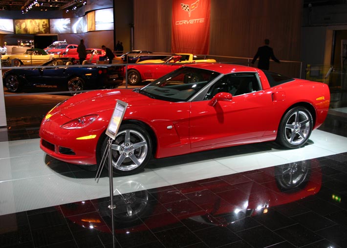 Chevrolet Corvette Coupe. Den så kallade C6 som presenterades som 2005 års modell.