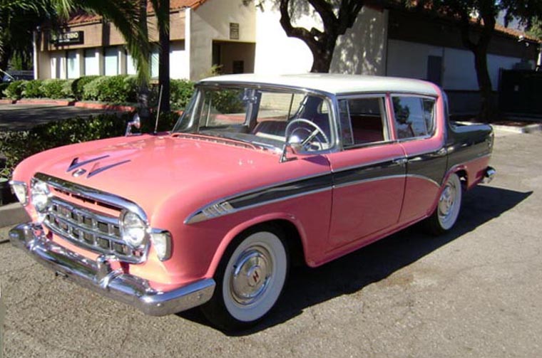 1956 Rambler Custom 4dr Sedan i läcker 3-färgs kombination.
