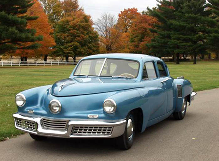 Muséets välhållna 1948 Tucker Torpedo.