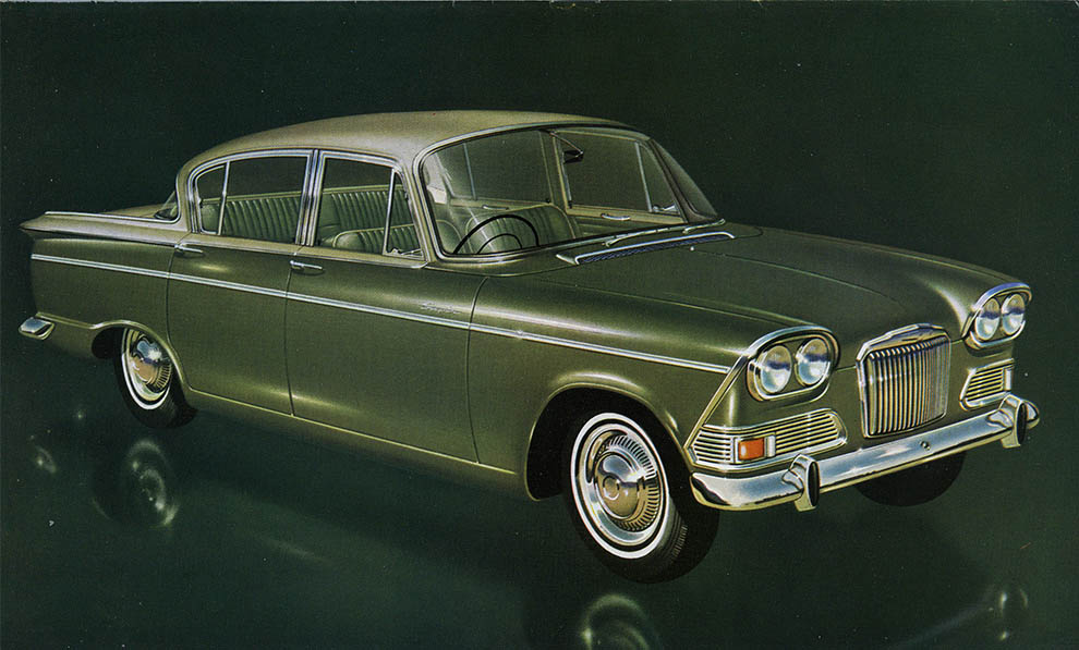 Humber Sceptre marknadsfördes som en verklig lyxbil, vilket den ju också var i allt, utom motorbestyckningen.