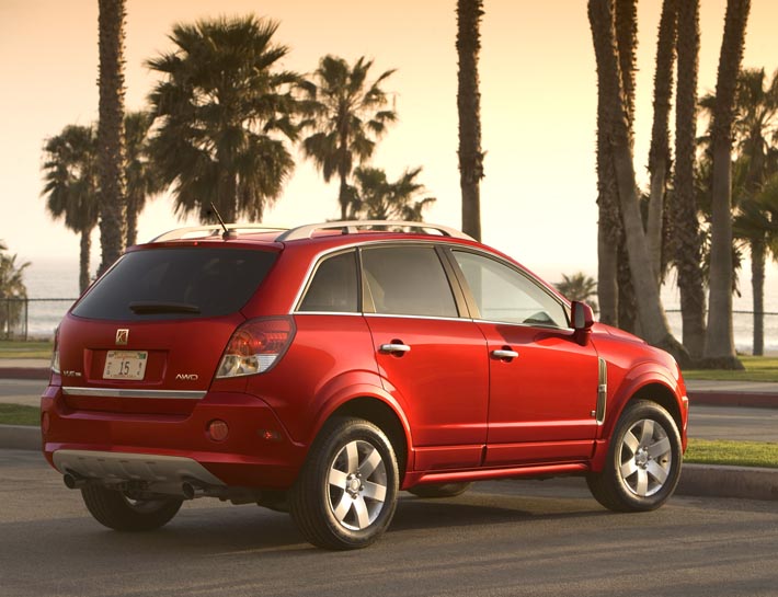 Saturn Vue XR skall ta upp kampen mot bland annat japanska "riskokare". Får vi gissa att den här spanar hotfullt ut över Stilla Havet?
