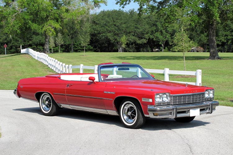 1975 var sista årsmodellen av Buick LeSabre Convertible.