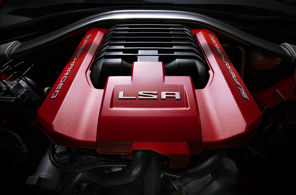 Beteckningen på den nya motorn är LSA 6.2L.