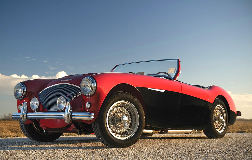 Austin-Healey 100 i sitt ursprungliga utförande.