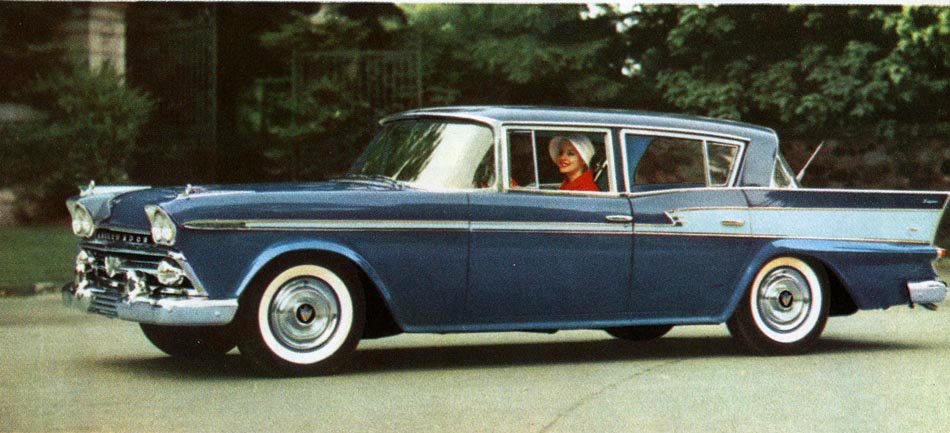 Den aningen enklare 1959 Rambler Ambassador Super 4dr Sedan.