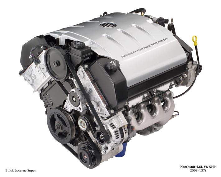Den berömda Northstar V8-motorn från Cadillac.