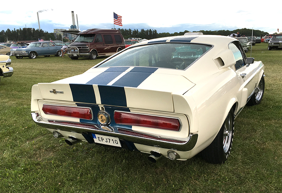 Sannolikt den del av Eriks 1967 Shelby GT 500, som man har störst chans att se en skymt av!