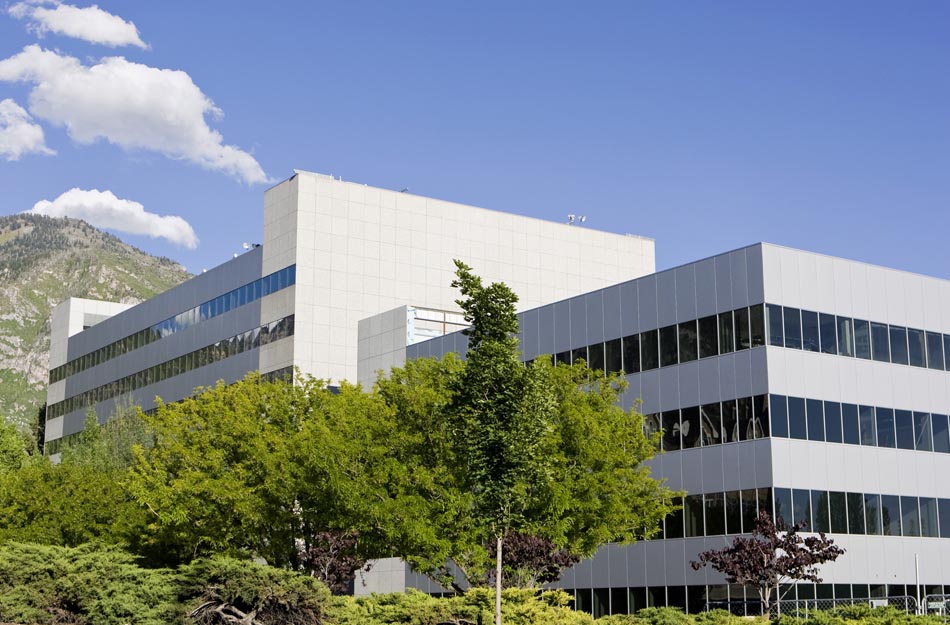 Marriott School of Management i Brigham Young University. Här inryms George W. Romney Institute of Public Management.