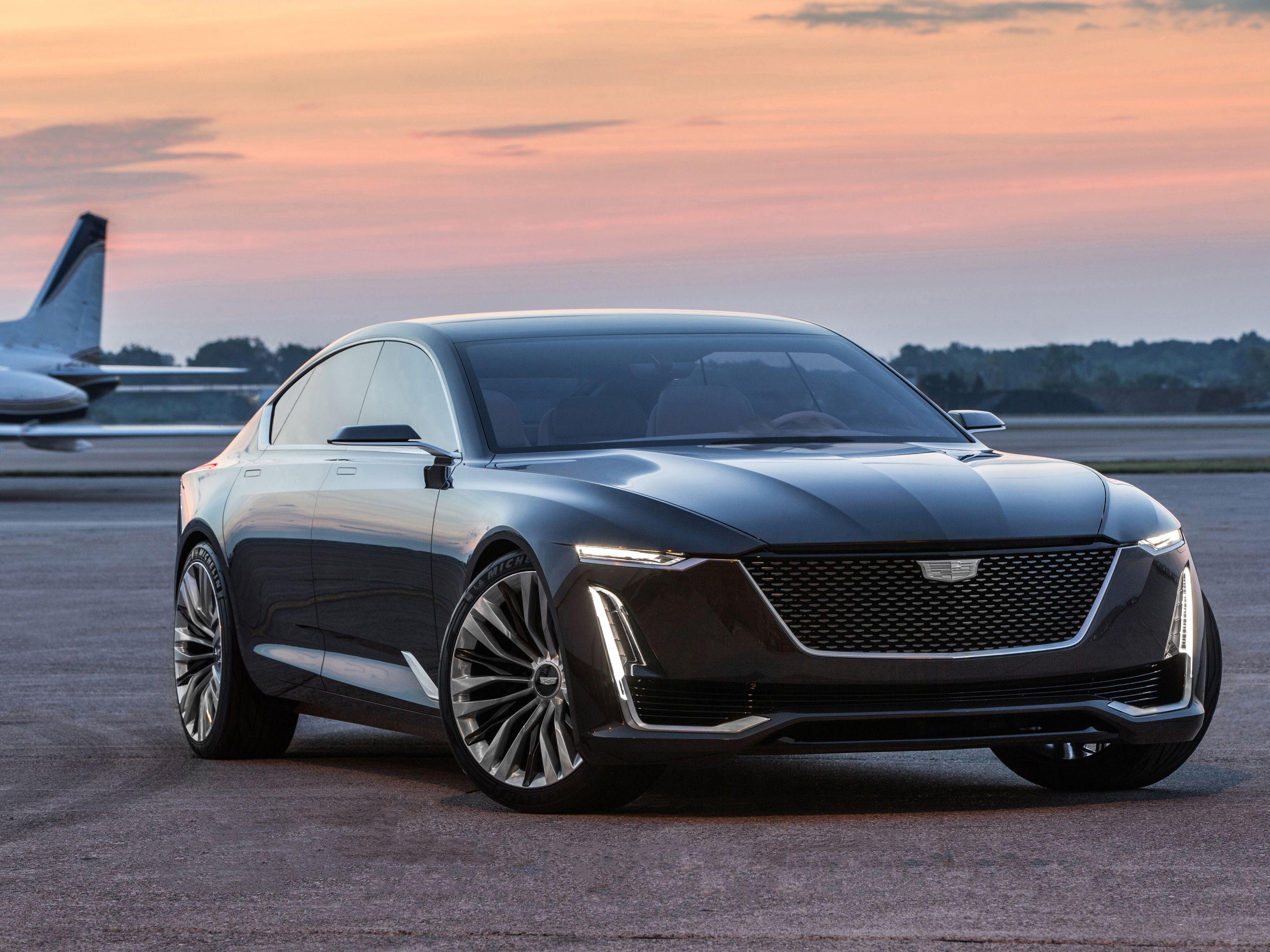 Cadillac Escala konceptbilen fr&aringn 2016. Dess designspr&aringk har influerat Celestiq och andra modeller i Cadillacs utbud.