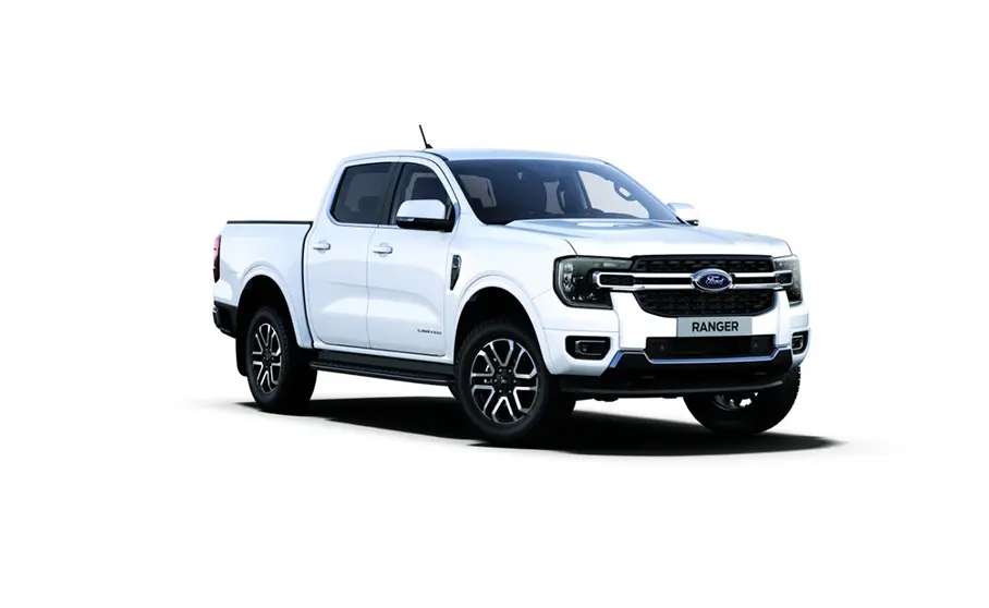 Den stilrena Ford Ranger, här utrustad med dubbelhytt, är en bästsäljare på pickupmarknaden.