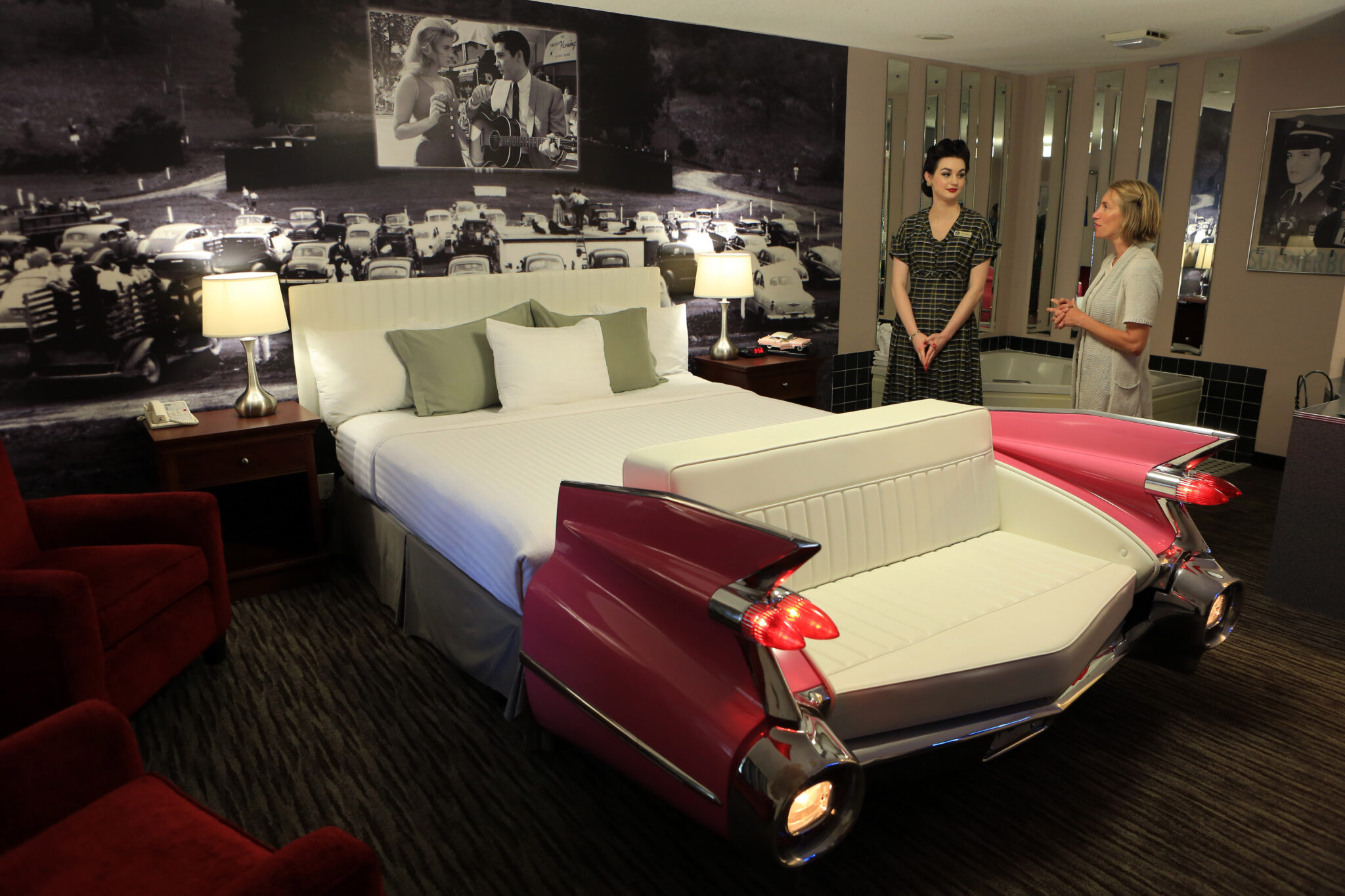 Många hotell och motell längs Route 66 satsar på att återuppliva andan från 50- och 60-talen.