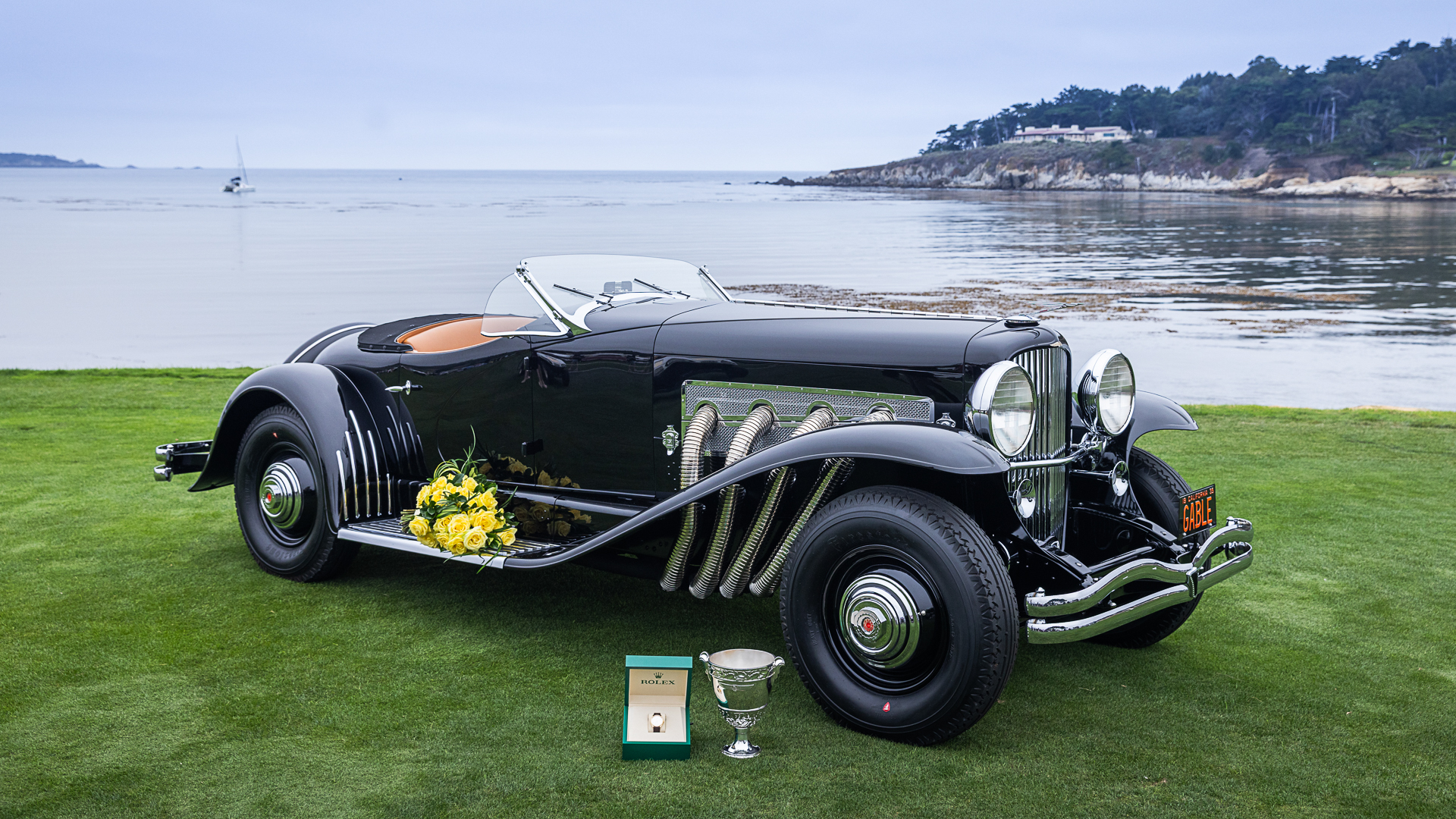 Den svarta Duesenberg SSJ, som länge förknippats med Clark Gable, vann "Best of Show" vid Pebble Beach Concours d’Elegance 2026.