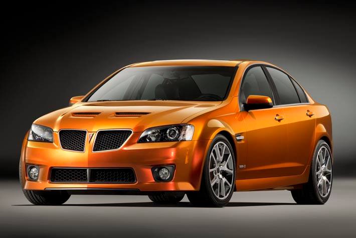 Pontiac vässar pilarna med 2009 G8 GXP