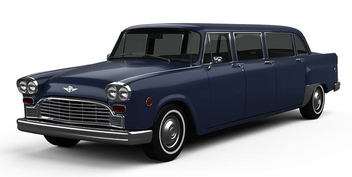I slutet av 2018 börjar produktionen av nya Checker! Här ses en 6dr Hotel Limousine.