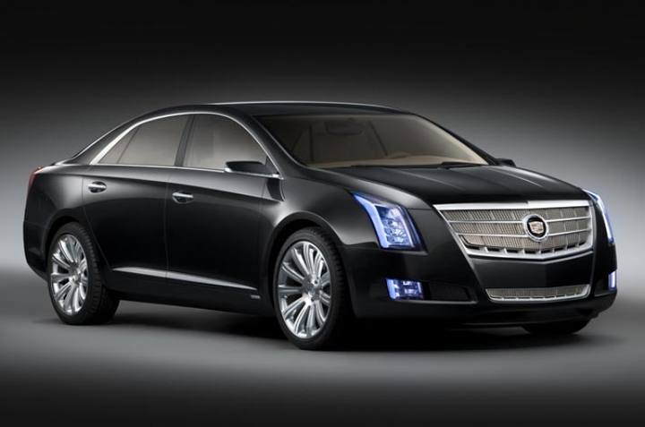 Nya Cadillac XTS Platinum Concept med grill från Cadillac Sixteen.