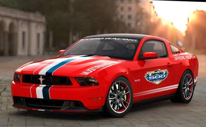 Första bilden på 2011 Ford Mustang GT Daytona 500 Pace Car.