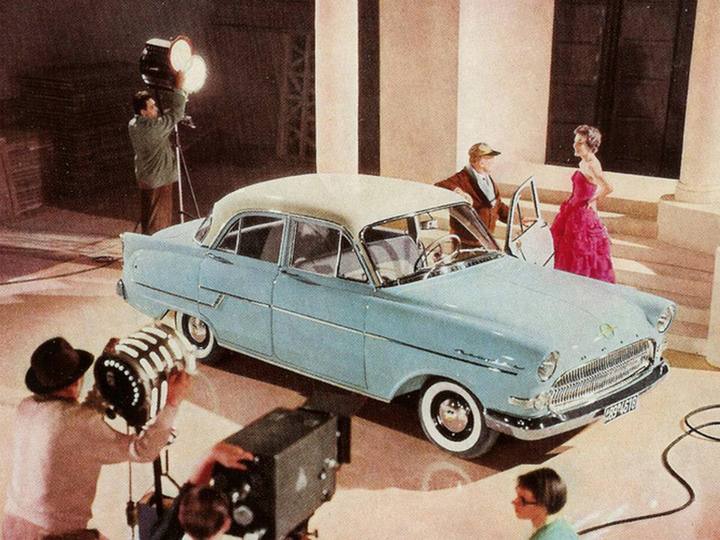 1956–1958 OPEL KAPITÄN BLEV EN STOR SÄLJSUCCÉ