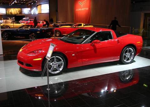 Chevrolet Corvette Coupe. Den så kallade C6 som presenterades som 2005 års modell.