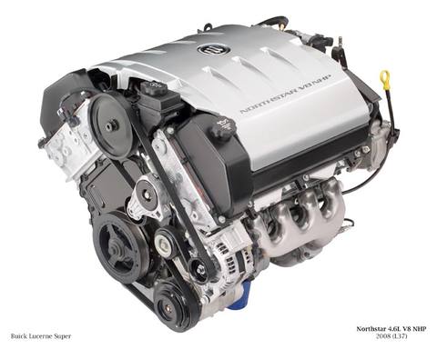 Den berömda Northstar V8-motorn från Cadillac.