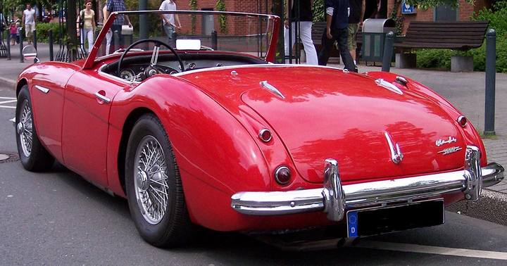 Även tyska bilentusiaster uppskattar Austin-Healey.