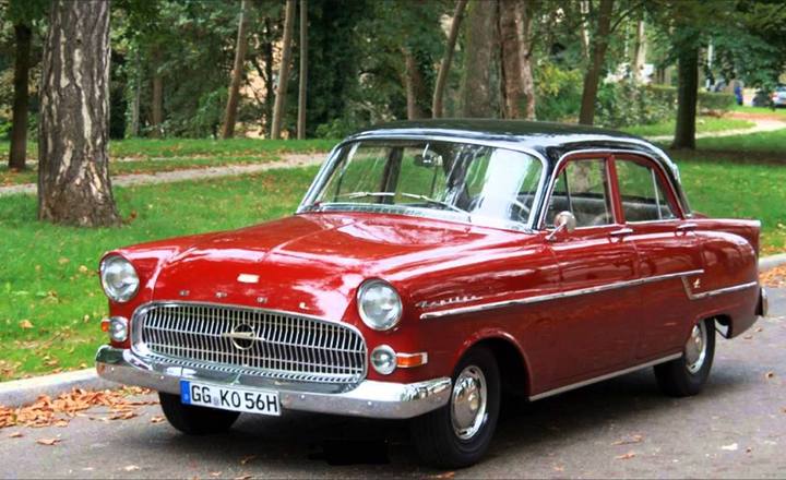 1956–1958 OPEL KAPITÄN BLEV EN STOR SÄLJSUCCÉ