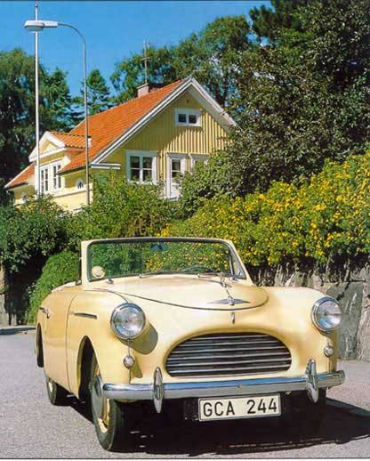 Som en miniatyr av en amerikansk convertible från tidigt 50-tal! Austin A40 Sports var verkligen en djärv satsning.