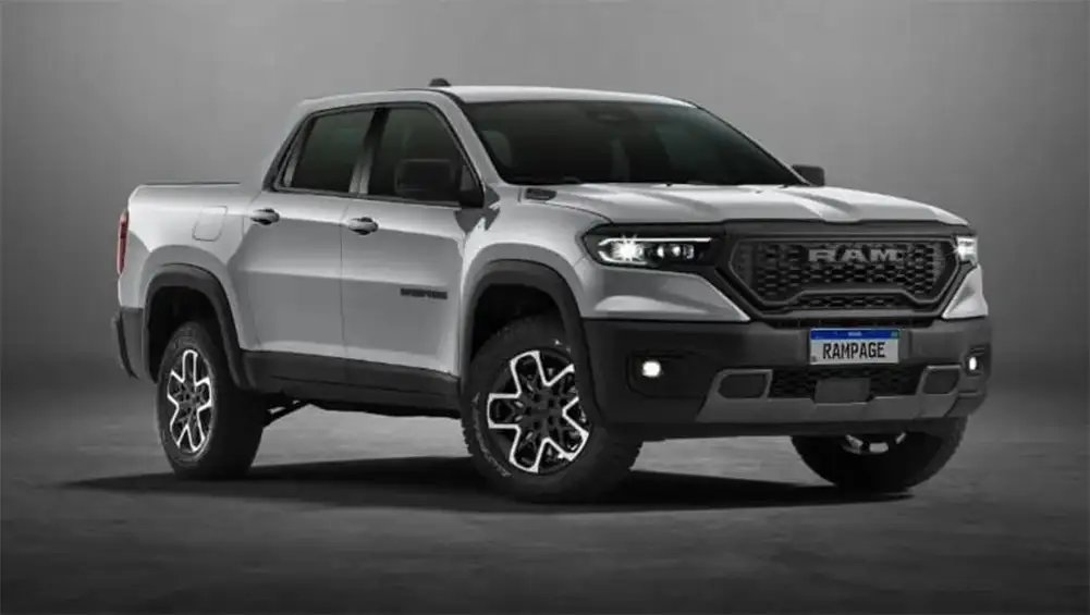 RAM Rampage Rebel, en robust version av den nya kompakta pickupen, redo för både stad och terräng.