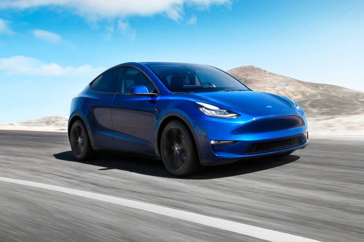 Tesla Model Y är en populär el-SUV på begagnatmarknaden.