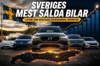 Sveriges mest sålda bilar 2026 – listan avslöjar vad svenska bilköpare egentligen vill ha