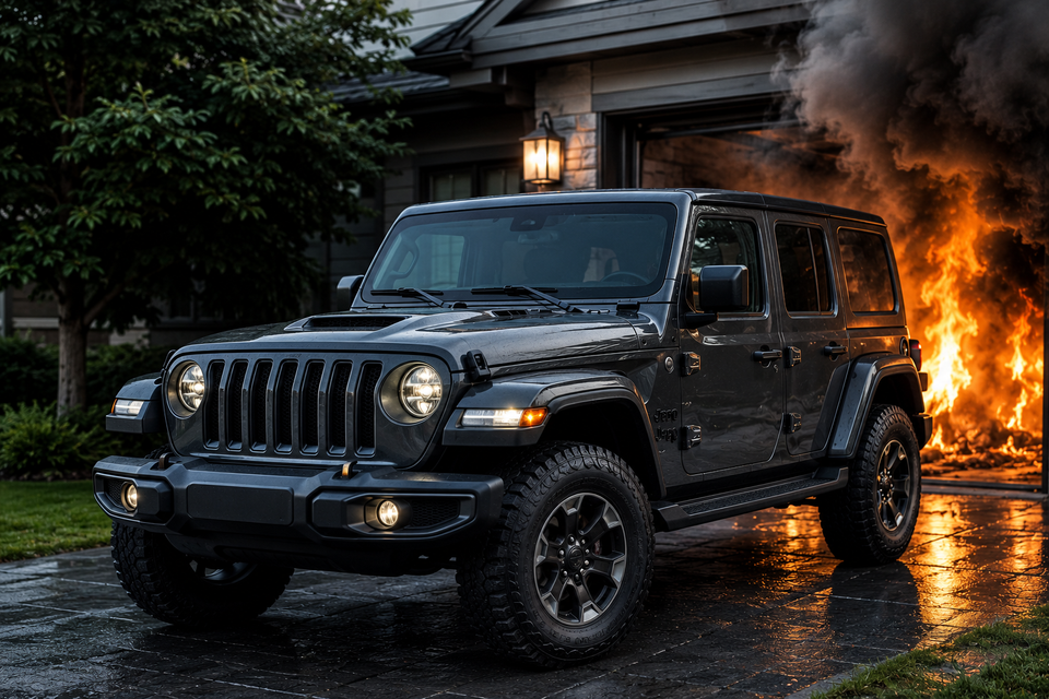 Jeep återkallar 1,3 miljoner bilar – brandrisk vid parkering