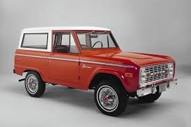 Den första generationen av Ford Bronco från 1966, en ikon som lagt grunden för dagens succé.