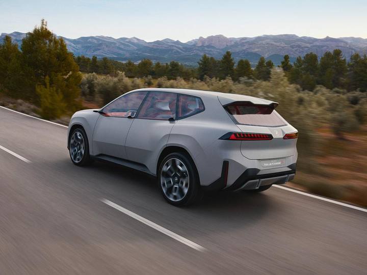 Den kommande BMW X5 kan få teknik från Neue Klasse. Bilden visar BMW Vision Neue Klasse X.
