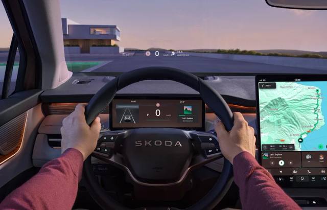 Skoda Peaqs interiör imponerar med en blandning av moderna displayer och en känsla av rymd, allt för att ge en bekväm körning.