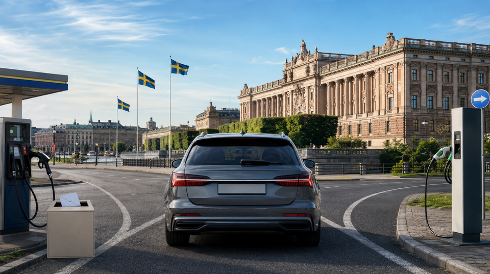 Bensin, bilskatt och elbilsbonus – så kan valet 2026 påverka dig som bilägare