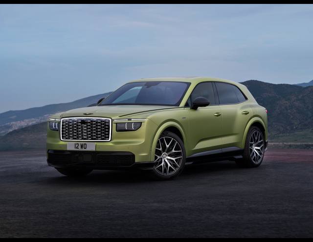 Bentley Torcal är märkets första elbil. SUV:en får en ny design som signalerar elektrifiering, men behåller Bentley-känslan.