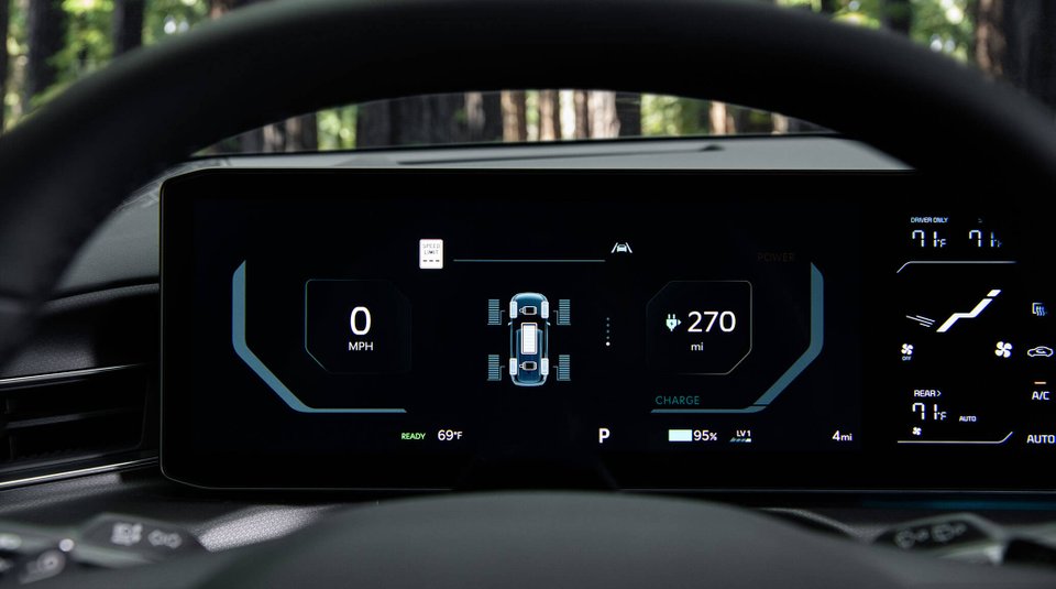 Kia EV9 – sju säten, eldrift och plats för hela familjen
