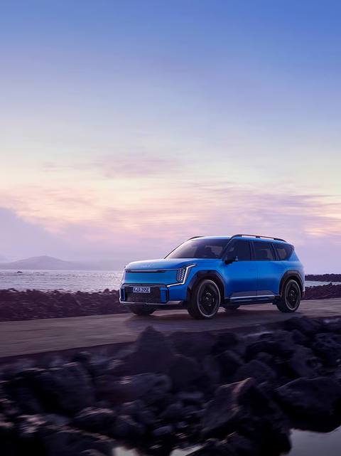 Kia EV9 – sju säten, eldrift och plats för hela familjen
